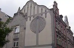 Wilhelmplatz: Jugendstilfassade
