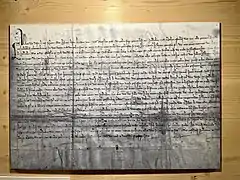 Gründungsurkunde von 1330