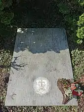 Carl August Hegner-Saurer (1880–1964), Augenarzt. Von 1919 bis 1950 war er Chefarzt an der kantonalen Augenklinik Luzern. Gründer des Schweizerischen Hilfskomitees für die hungernden Völker. Familien Grabfeld 2 auf dem Friedhof Friedental, Stadt Luzern