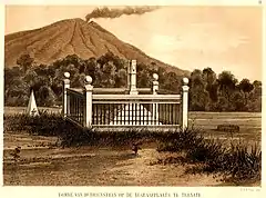 Grab des Molukkenforschers Bernstein auf Ternate
