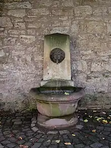 Stadtmauerbrunnen am Graben neben dem Kasseturm