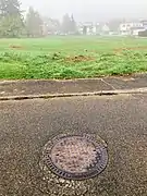 Graben­straße (Bolheim), ehe­maliger Ver­lauf des Orstel­grabens (2022)