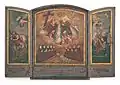 Grabtafel des Johann Georg Zeitlinger, Sensenschmied an der Zinne