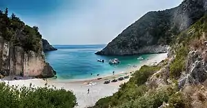 Blick von Norden in die Bucht