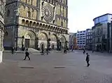 Blick vom Rathauswinkel zum Dom und zur Domsheide