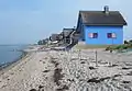 Historische Strandhäuser auf dem Graswarder