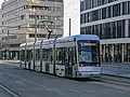 Variobahn 216 in neuem Design bei der Messe.