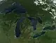 Satellitenbild der Großen Seen