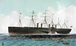 Die Great Eastern, Isambard Kingdom Brunel, 1858