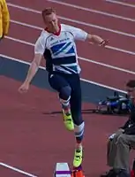 Greg Rutherford – in der Qualifikation stellte er mit 8,30&nbsp;m einen neuen britischen Rekord auf, im Finale wurde er mit 8,17&nbsp;m&nbsp;Fünfter