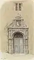 Portal im Stadtpalais Kühler Brunnen, Halle