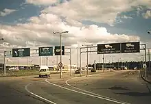 Grenzübergangsstelle Marienborn 1990