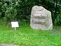 Namenstein der Kaserne (Foto 2011)