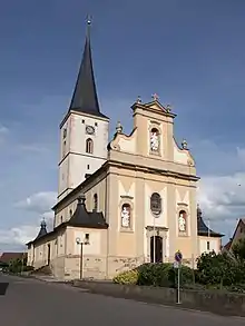Katholische Pfarrkirche St. Peter und PaulLanghaus 1766 bis 1769