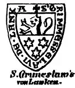 Schildsiegel des Grimeslaw von Lanken