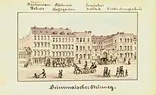 Das Triersche Institut im Grimmaischen Steinweg