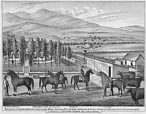 Die Ranch um 1880