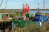 Fischerboot im Hafen