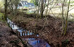 Leimbach im Bypass auf der Südseite der ehem. Fischteiche