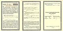 3,5 % Obligation über 100 Thalern des Königlich Groß-Britannisch Hannoverschen Finanz-Ministeriums, ausgegeben am 19. Dezember 1839 in Hannover