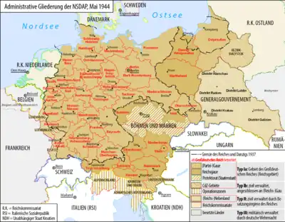 Großdeutsches Reich 1944