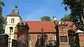 Kirche Himmelfahrt der Jungfrau Maria, erbaut ab 1270, mehrfach umgebaut, so 1747 und nach 1846, Turm von 1670