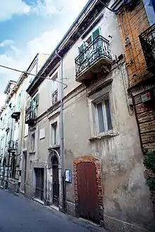 Geburtshaus des Dichters Modesto Della Porta in der Via Modesto Della Porta 25
