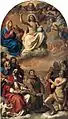 Christus als Weltenrichter in der Glorie mit Heiligen, 1647, Öl auf Leinwand, 364 × 208&nbsp;cm, Musée des Augustins, Toulouse