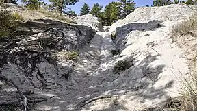 Wagenspuren der Oregon Trail Ruts