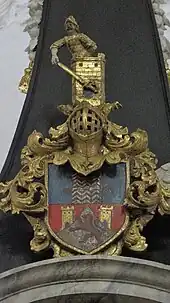 Wappen über dem Portal