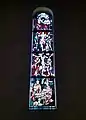 Altarfenster mit vier Jesus-Motiven