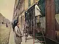 Gustave Caillebotte:Die Fassadenmaler, 1877, Privatsammlung