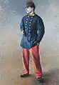 Gustave Caillebotte:Un Soldat, 1881