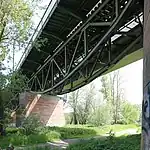 Fischbauchträger der nördlichen Vorlandbrücke