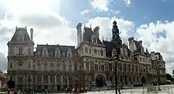 La place de l’Hôtel de Ville, deutsch Rathausplatz