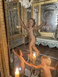 Detail des Spiegelkabinetts