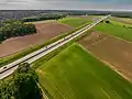 Bei Höchstadt, kurz vor Beginn der Ausbauarbeiten