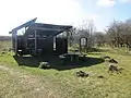 Rasthütte beim Oxer auf dem Stiftungsland Schäferhaus