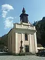 Kirche St. Johannes von Nepomuk in Hřensko