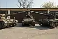 Zwei JPz Kürassier und ein SPz Saurer vor der Panzerhalle