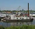 „Kunstbagger“ im Holzhafen