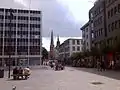 Klingenberg (neu 2012)-Blick in die Parade, links die neuen Wasserspiele