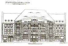 Neues Stadttheater mit Saalbau von 1908