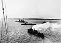 HMS Racoon als Minensucher in den Dardanellen