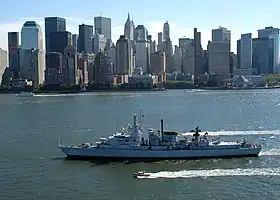 Hr. Ms. Jacob Van Heemskerck vor New York