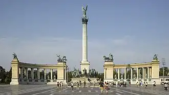 Millenniumsdenkmal in Budapest(1896)