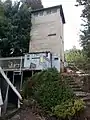 Wachturm von 1937 (Punkt&nbsp;1 der Infotafel)