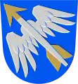 Wappen mit Geflügeltem Pfeil (Haapajärvi)