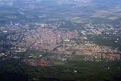 Luftbild von Haarlem