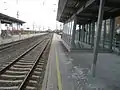 Bahnhof Hadersdorf am Kamp, hier zweigt die Kamptalbahn ab